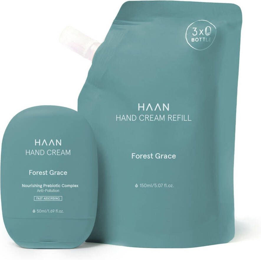 Haan Handcrème + Refill Forest Grace Navulzak Navulling 50ml 150ml