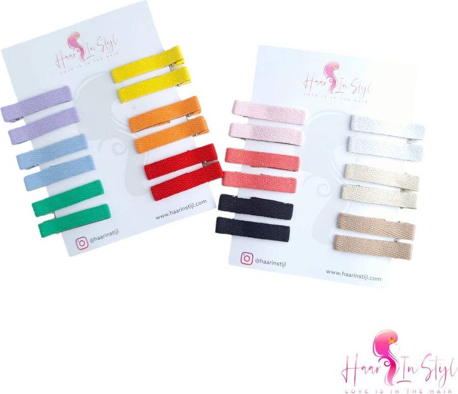Haar in Stijl Gekleurde beklede metalen haarclips bekleed 24 stuks dubbele haarklem klem clip in 12 basic kleuren Kappers haargereedschap tools kapsalon
