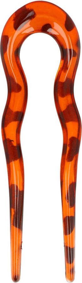 Haarsoires Haarpin Knot Kunststof 13cm Bruin