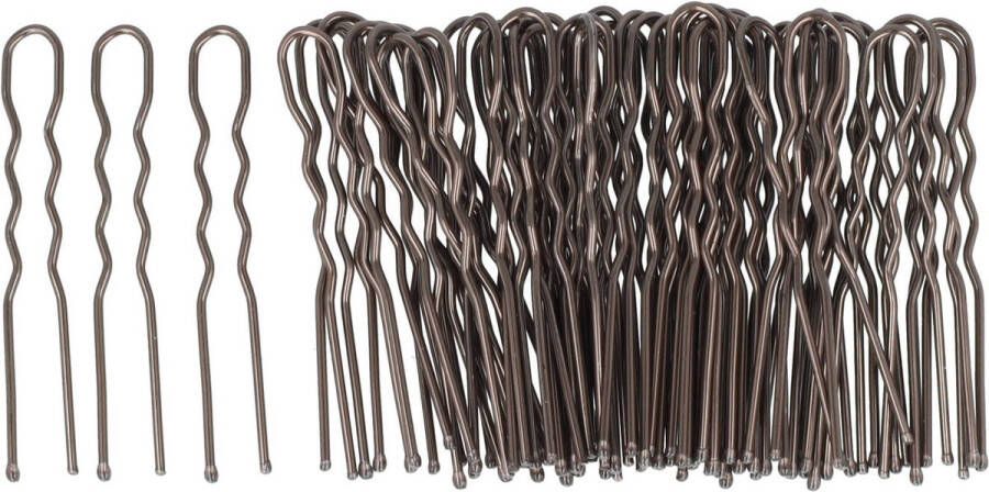 Haarsoires Haarpinnen Knot Spelden Haardotspelden 50 Stuks 4 5cm Bruin
