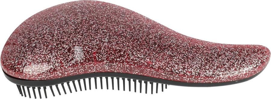 Haarsoires Hair Tangle Anti-Klit Haar Borstel Glitter Fuchsia Print Haarborstel