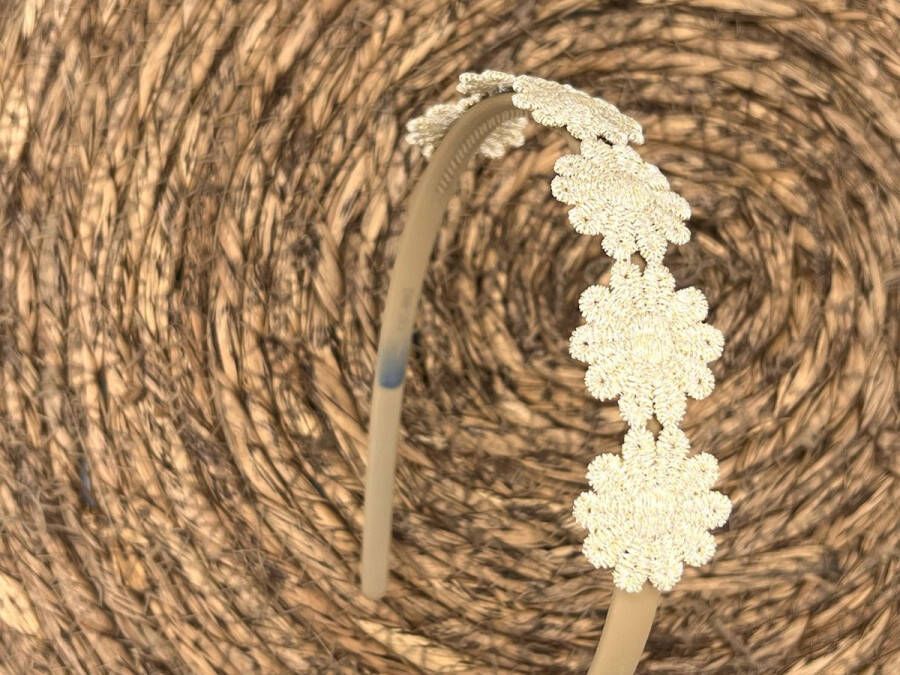 Haarspeldjes & zo Diadeem haarband bloemetjes goud bloemen