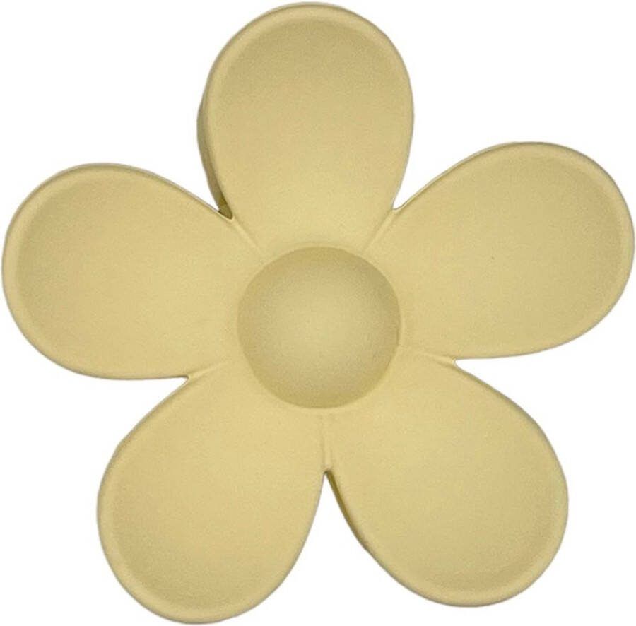 Haarspeldjes & zo Haarklem haarklauw bloem flower crème