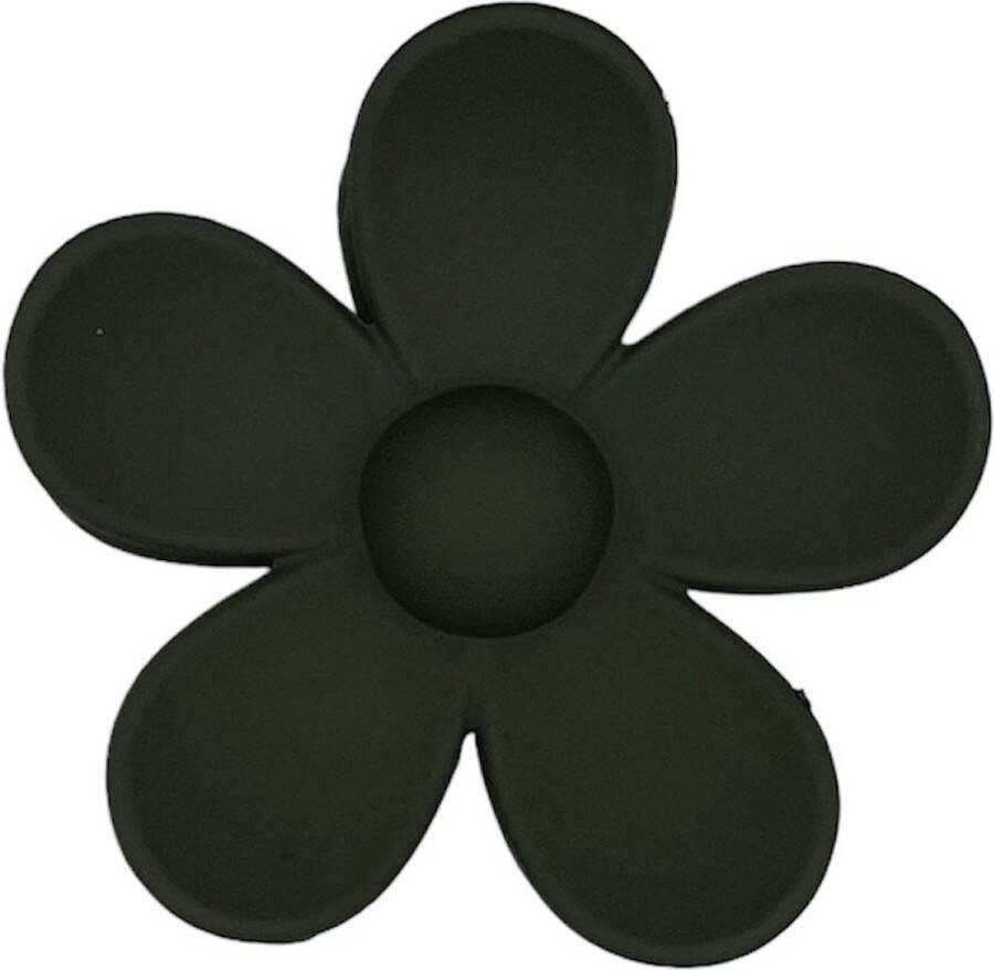 Haarspeldjes & zo Haarklem haarklauw bloem flower donkergroen