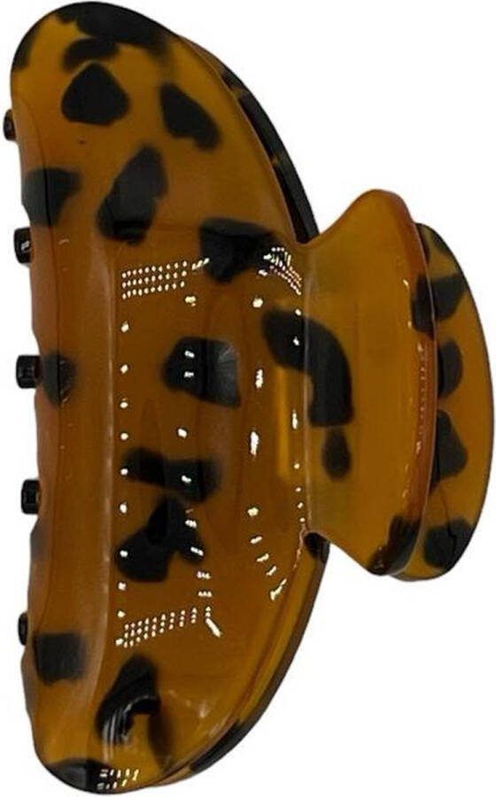 Haarspeldjes & zo Haarklem haarklauw (groot) panter leopard bruin