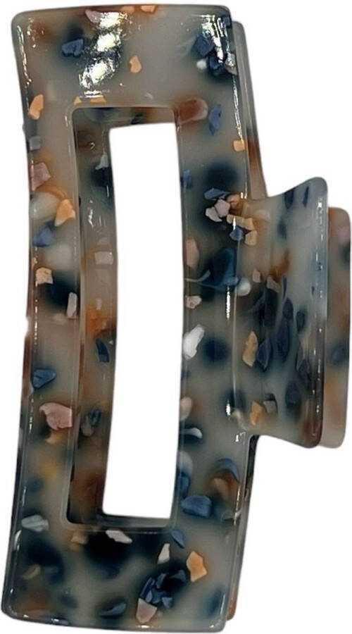Haarspeldjes & zo Haarklem haarklauw groot veelkleurig blauw