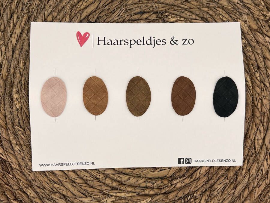 Haarspeldjes & zo Haarspeldje antislip baby's kinderen meisjes setje 23 mix imitatieleer