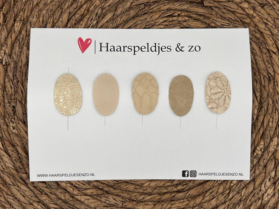 Haarspeldjes & zo Haarspeldje antislip baby's kinderen meisjes setje 32 mix imitatieleer