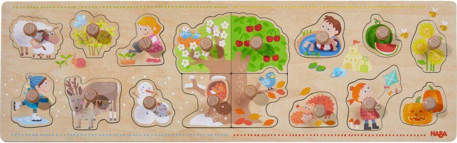 Haba 306290 puzzel Vormpuzzel 16 stuk(s) Dieren