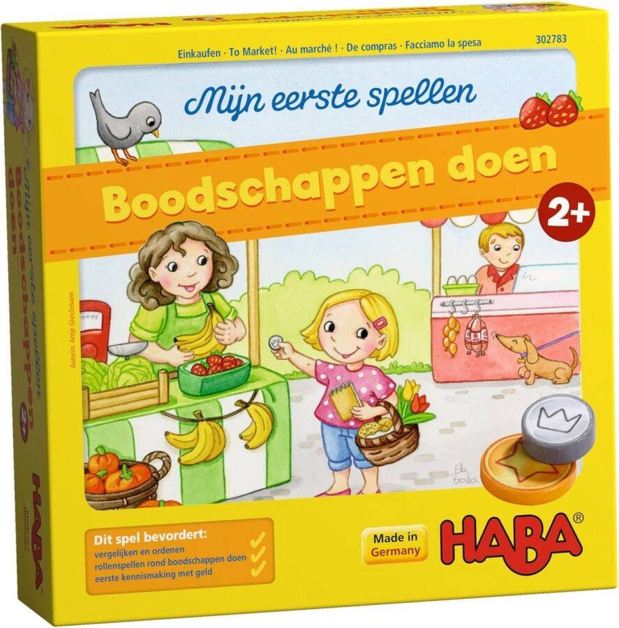 Haba mijn eerste spellen boodschappen doen