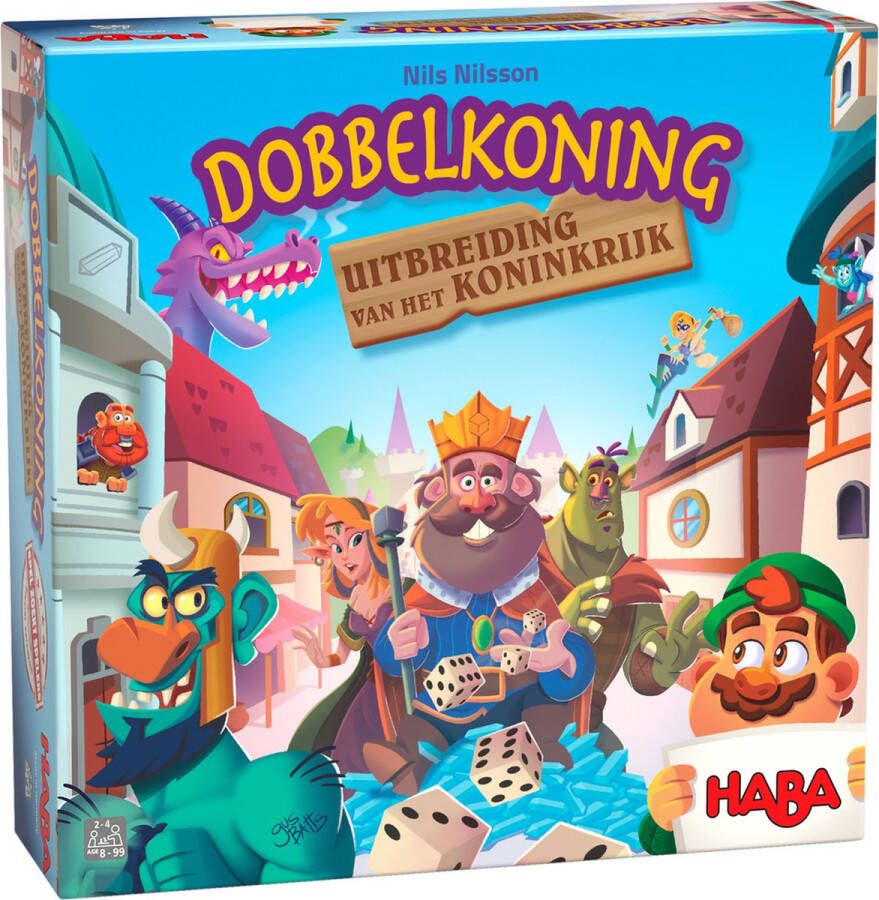 Haba bordspel Dobbelkoning Uitbreiding van het koninkrijk