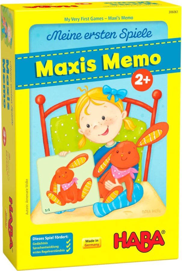 Haba Denkspel Mijn Eerste Spellen Maxi's Memo Junior (de)