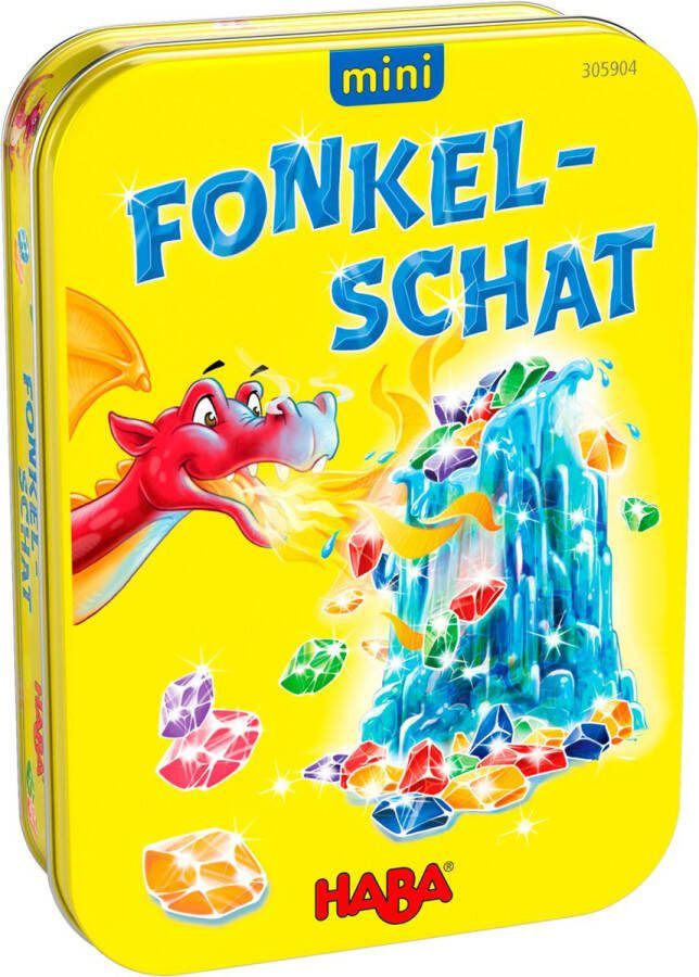 Haba gezelschapsspel Fonkelschat junior karton hout 57-delig