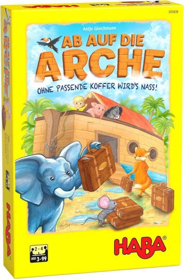 Haba gezelschapsspel Naar de ark (DE) karton 38-delig