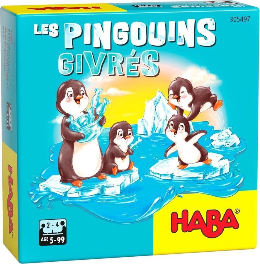 Haba Gezelschapsspel Pinguflip Junior Karton hout 33-delig (fr)