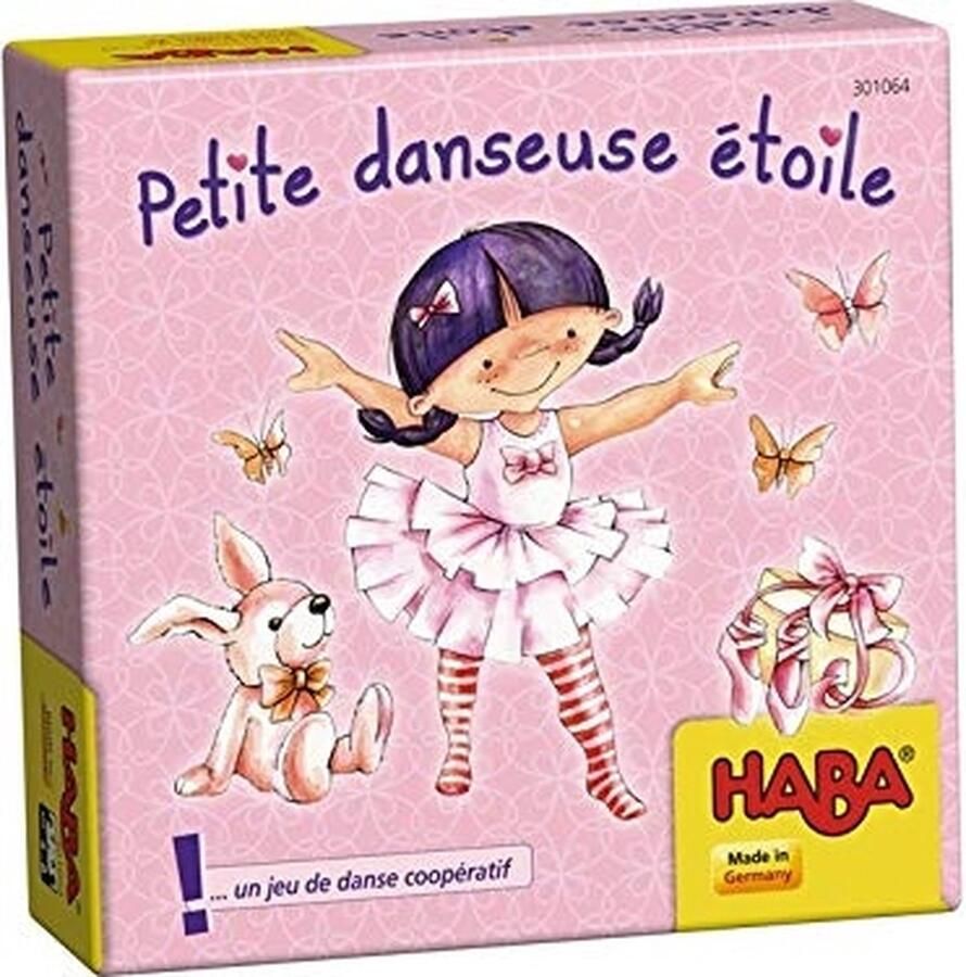 Haba Speelgoed Wooden Toys !!! Super Mini Jeu Petite Danseuse toile (Frans) =