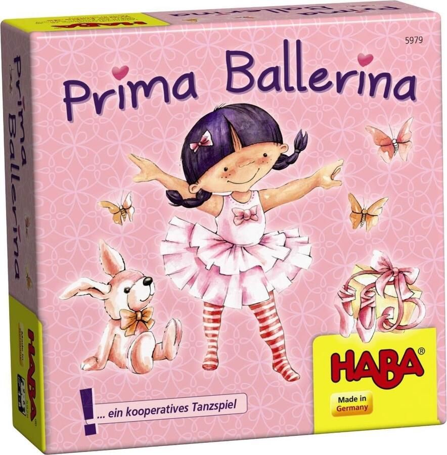 Haba Speelgoed Wooden Toys !!! Supermini Spiel Prima Ballerina (Duits) = Frans