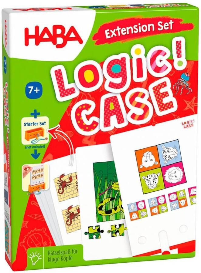 Haba Spel Logic! CASE Uitbreidingsset 7+ Gevaarlijke dieren (Duitse verpakking met Nederlandse handleiding)