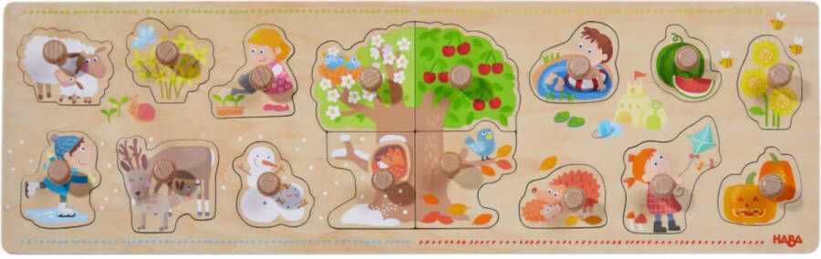 Haba 306290 puzzel Vormpuzzel 16 stuk(s) Dieren