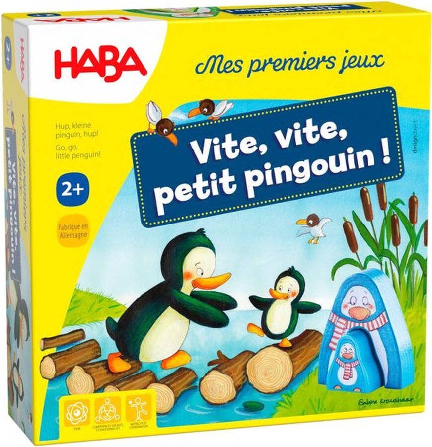 Haba !!! Jeu Mes premiers jeux Vite petit pingouin! (Frans) = Duits 1307056001 Nederlands 1307056004