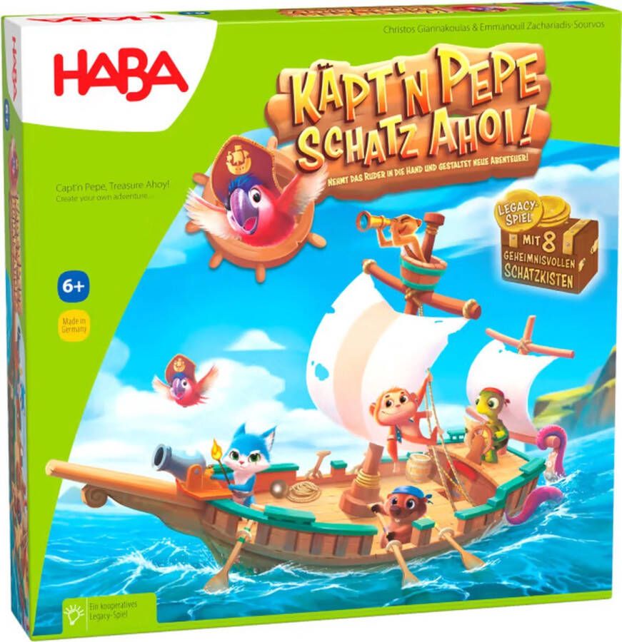 Haba Spel Kapitein Pepe Schat der zeven (Nederlands)