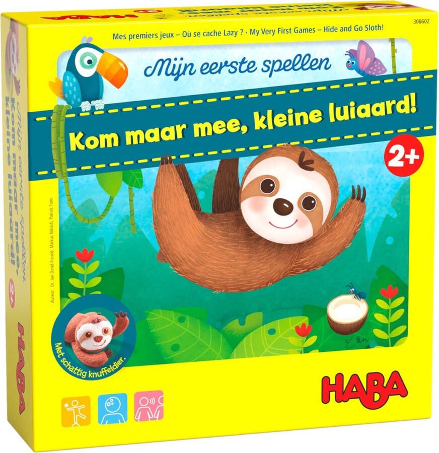 Haba Mijn eerste spellen Kom maar mee luiaard! 2+