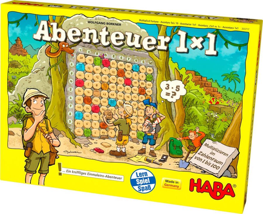 Haba leerspel Abenteuer 1 x 1 (DU)