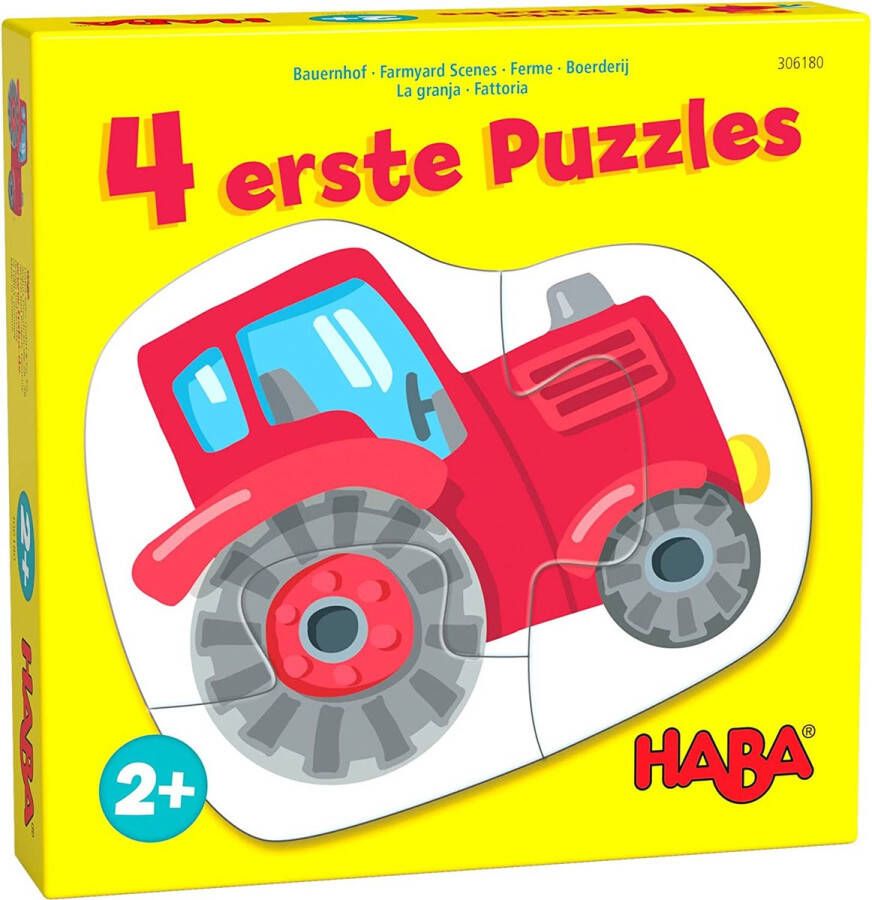 Haba Legpuzzel 4 Eerste Puzzels Boerderij Junior Karton