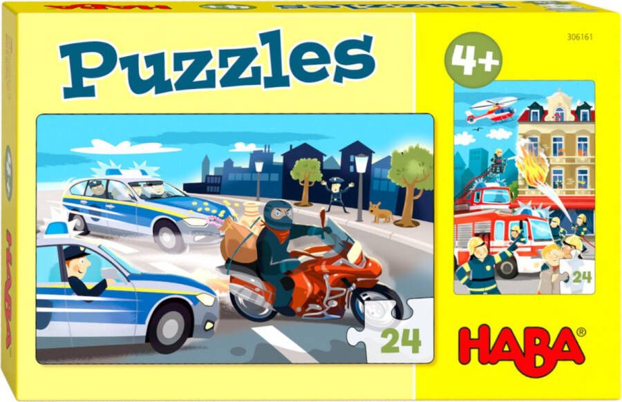 Haba Legpuzzel Puzzels In Actie Junior Karton 2 X 24 Stukjes