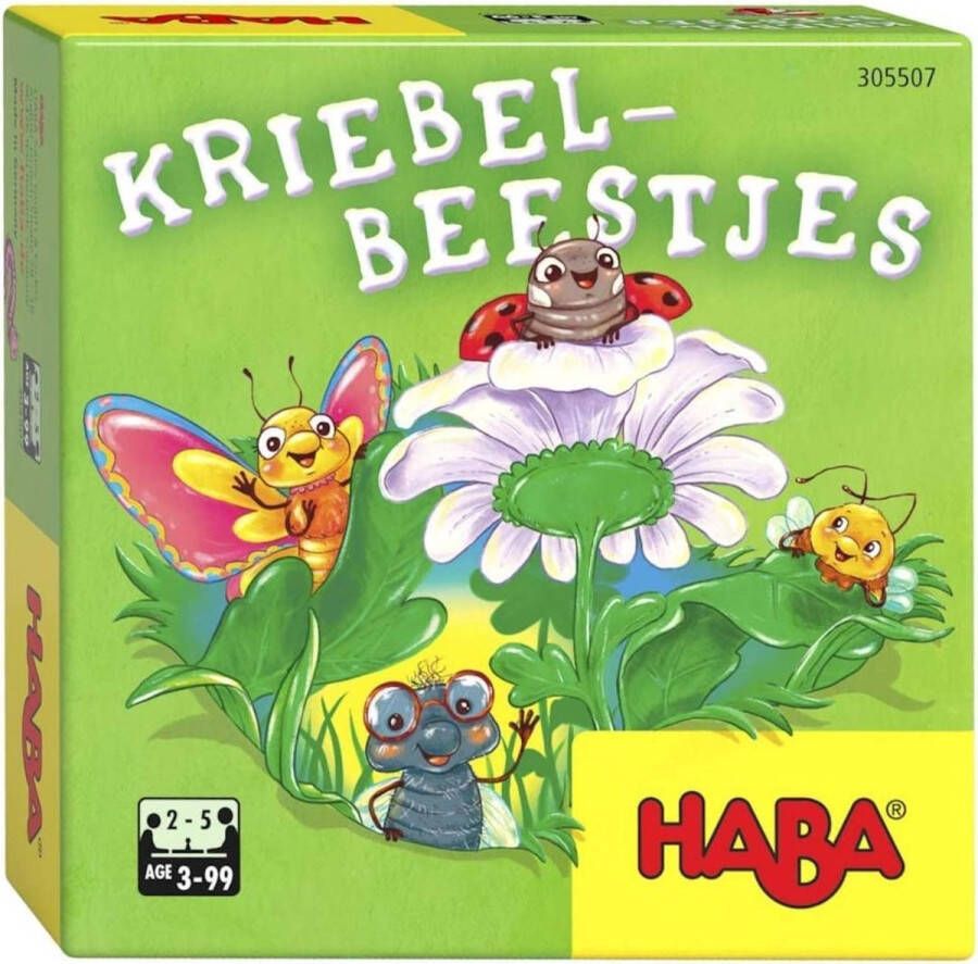 Haba gezelschapsspel Kriebelbeestjes junior karton 41-delig (NL)