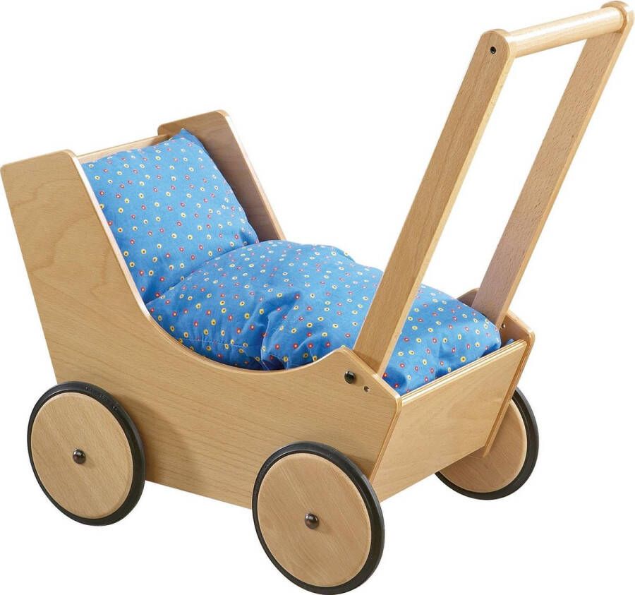 Haba houten poppenwagen met bekleding 57 cm