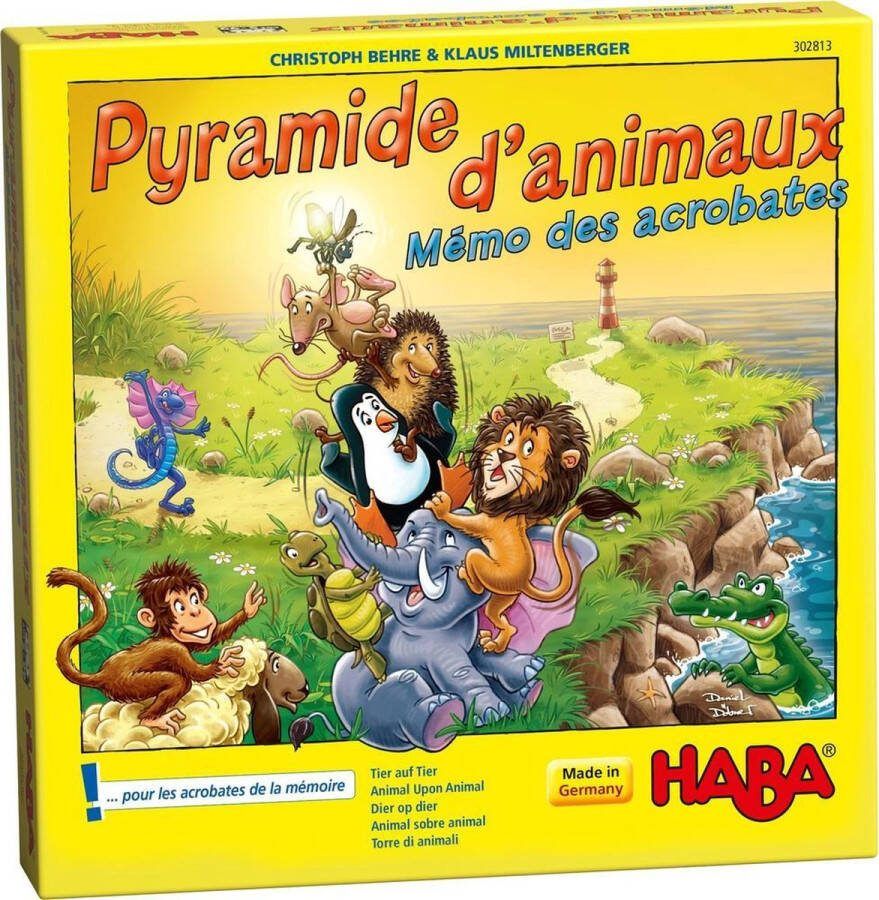 Haba PROMO Jeu Pyramide d'animaux jeu d'empilement et de mémoire (Frans)