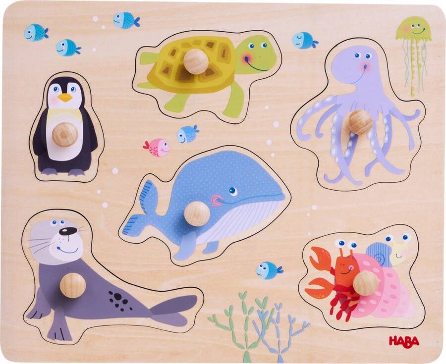 Haba puzzel [1 jaar +] inlegpuzzel Zeedieren