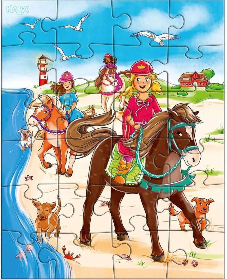 Haba Puzzel Paardenvriendinnen 3x24st.