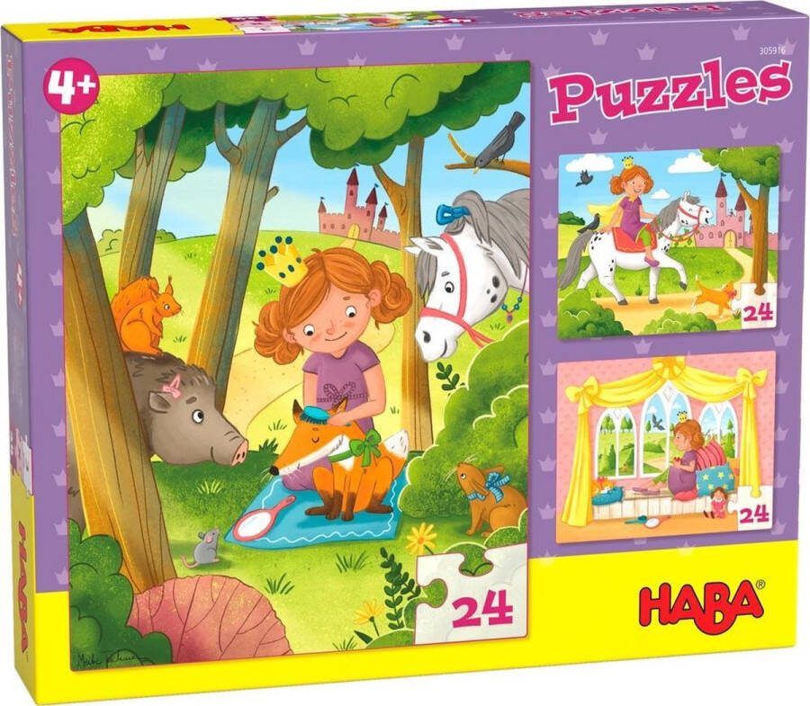 Haba legpuzzel Prinses Valerie junior 20 x 25 cm karton 3-delig
