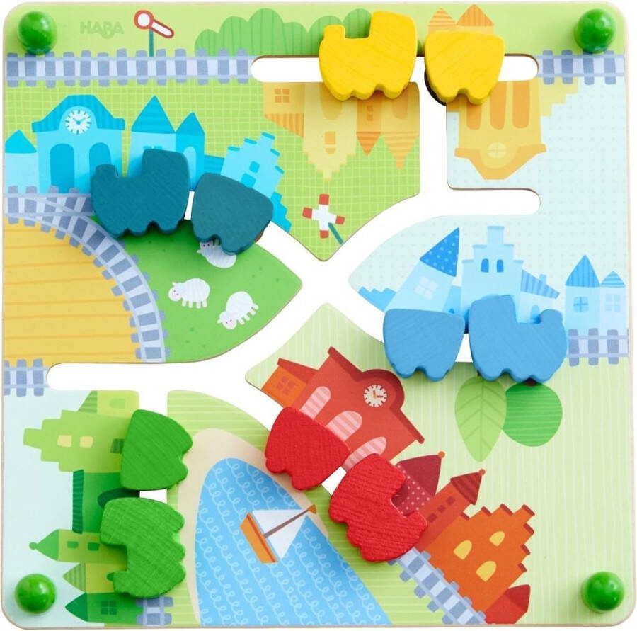 Haba Schuifpuzzel Trein Junior 22 Cm Hout