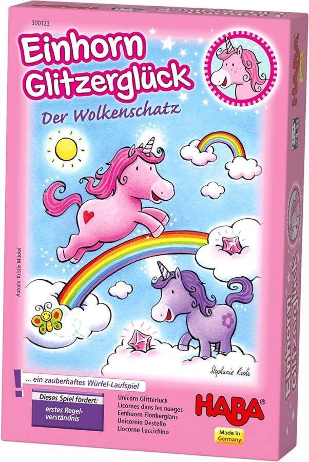Haba Speelgoed Wooden Toys !!! Jeu Licornes Dans Les Nuages (Frans) Duits 300