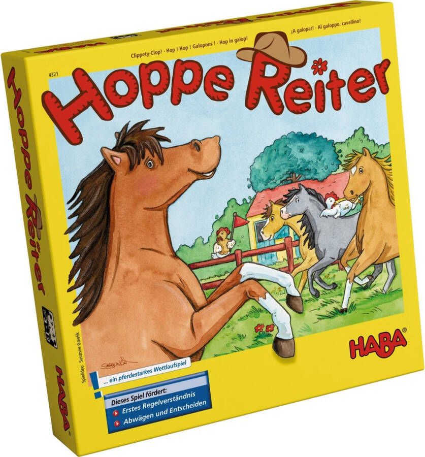 Haba Speelgoed | Wooden Toys !!! Spiel Clippety-Clop! (Duits) = Frans 5445 Nede