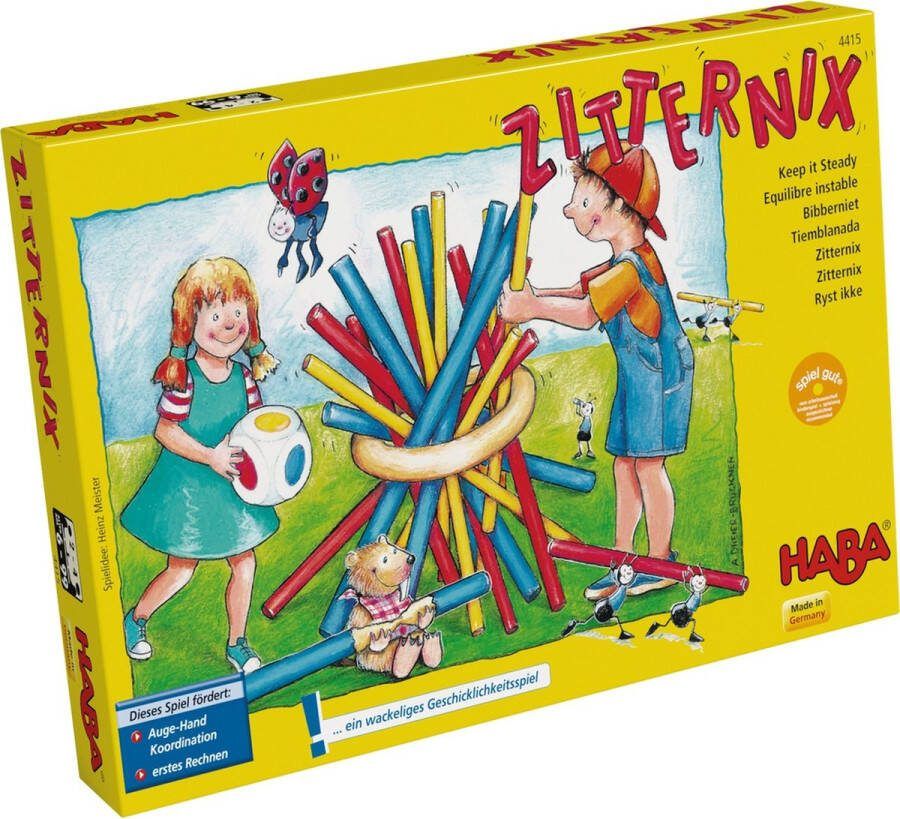 Haba Spel Bibberniet (Duitse verpakking met Nederlandse handleiding)
