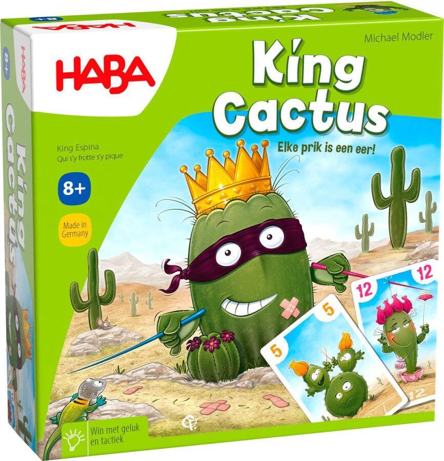Haba !!! Spel King Cactus (Nederlands) = Duits 1307156001 Frans 1307156003