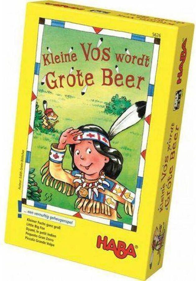 Haba Spel Kleine Vos wordt Grote Beer (Nederlands) = Duits 4950 Frans 5573