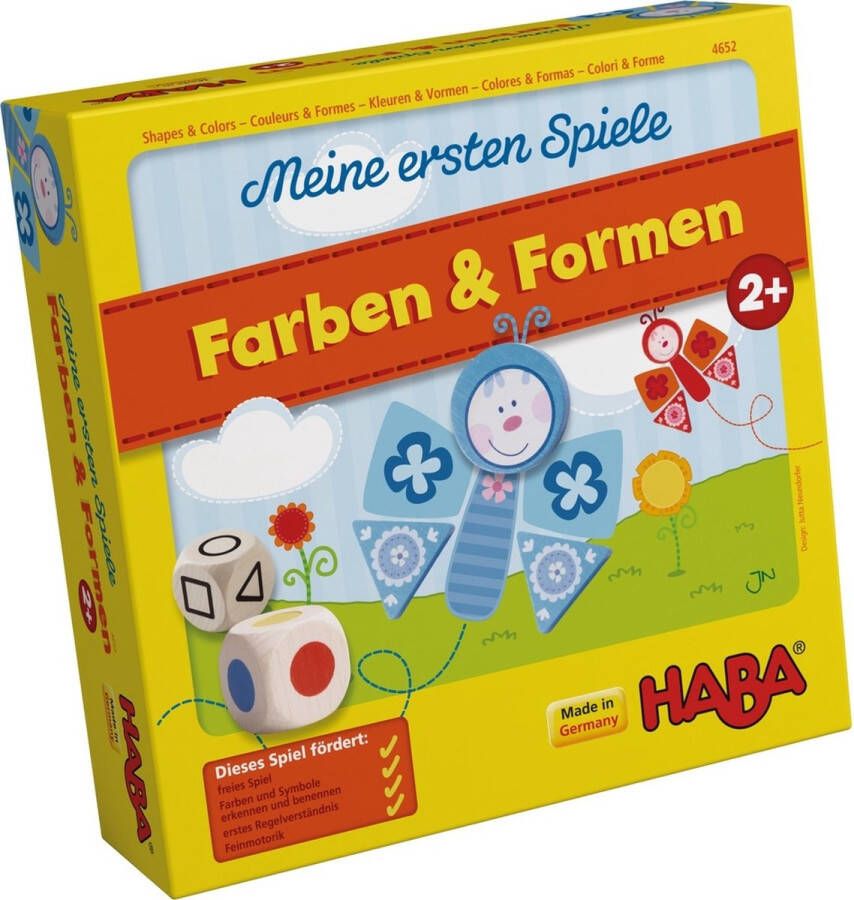 Haba Spel Mijn eerste spellen Kleuren & Vormen (Duitse verpakking met Nederlandse handleiding)
