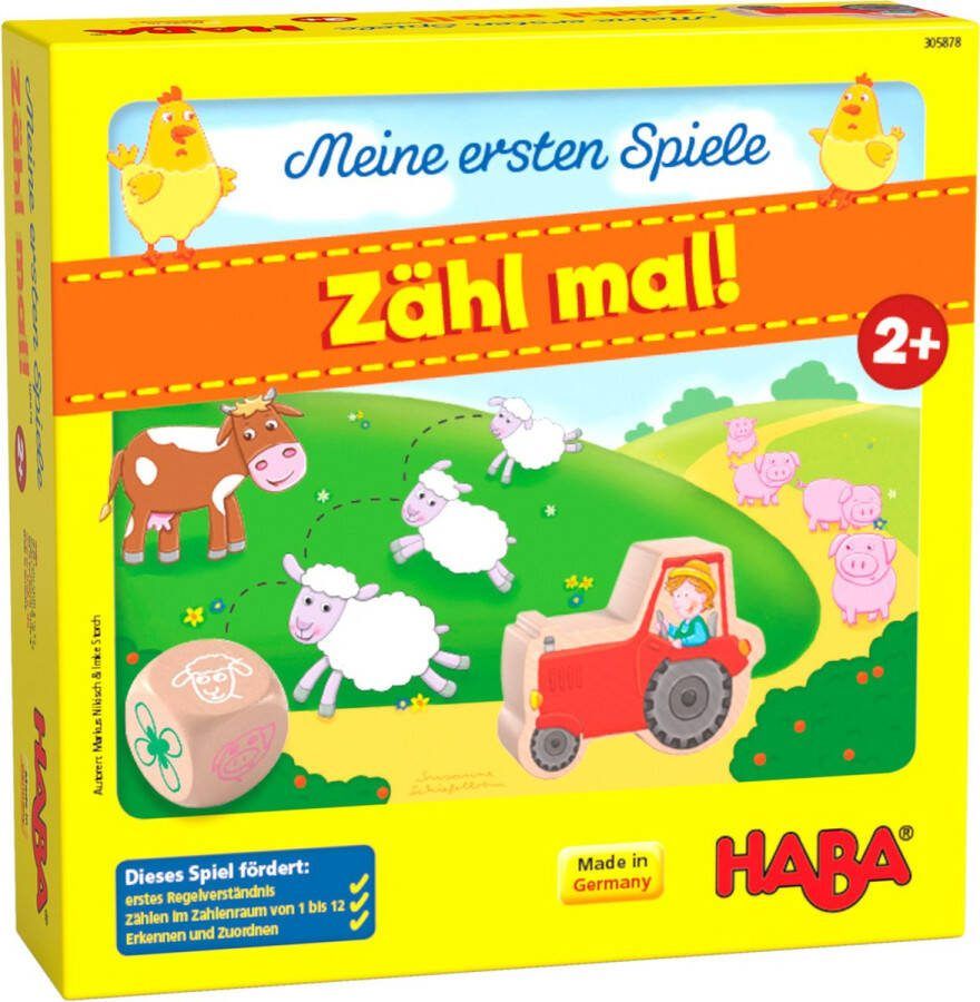 Haba Spel Mijn Eerste Spellen Tellen Maar De Karton 33-delig