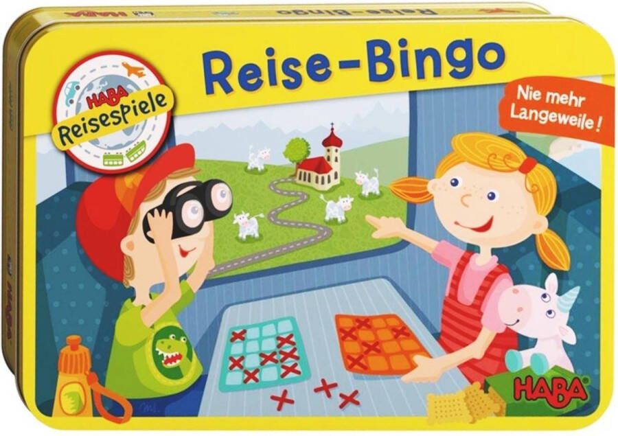 Haba Spel Reis bingo Magnetisch Met Nederlandse beschrijving 5+