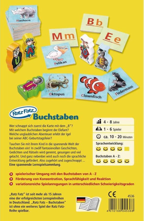 Haba Spiel Ratz-Fatz Buchstaben (enkel in het Duits)