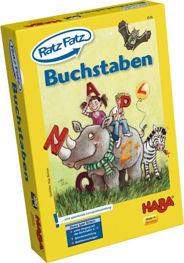 Haba Spiel Ratz-Fatz Buchstaben (enkel in het Duits)