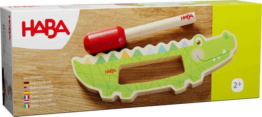 Haba Spielzeug-Musikinstrument Guiro Krokodil