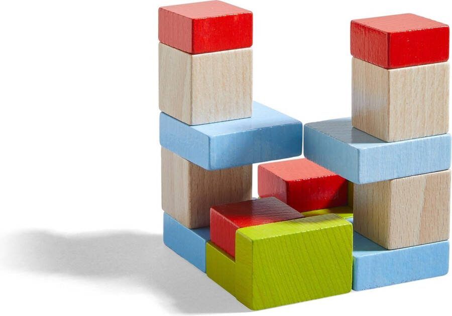 Haba Stapelblokken 3d-compositie 15 Cm Junior Hout 26-delig