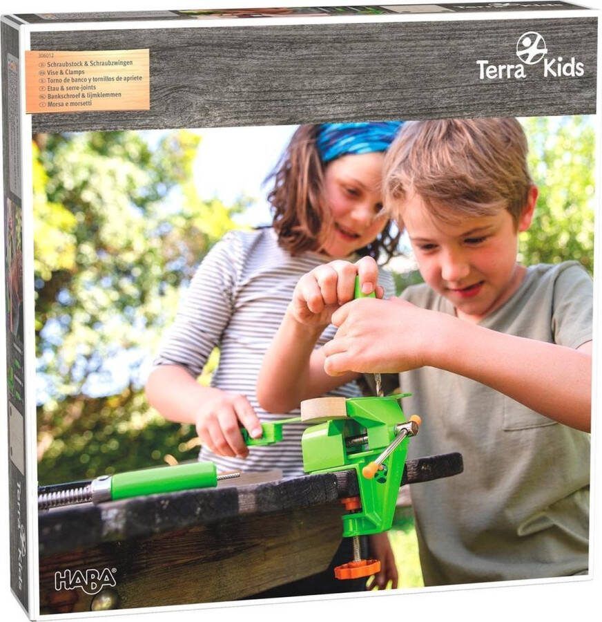 Haba Terra Kids Hobbygereedschap Junior Groen 4-delig