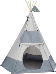 Haba Tipi-tent Terra Kids 182 X 220 Cm Polyester Grijs wit